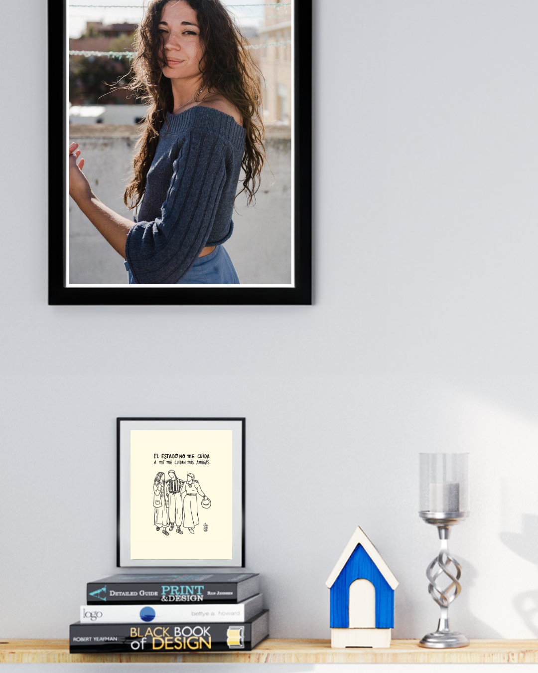 Lámina El estado no me cuida, a mí me cuidan mis amigas