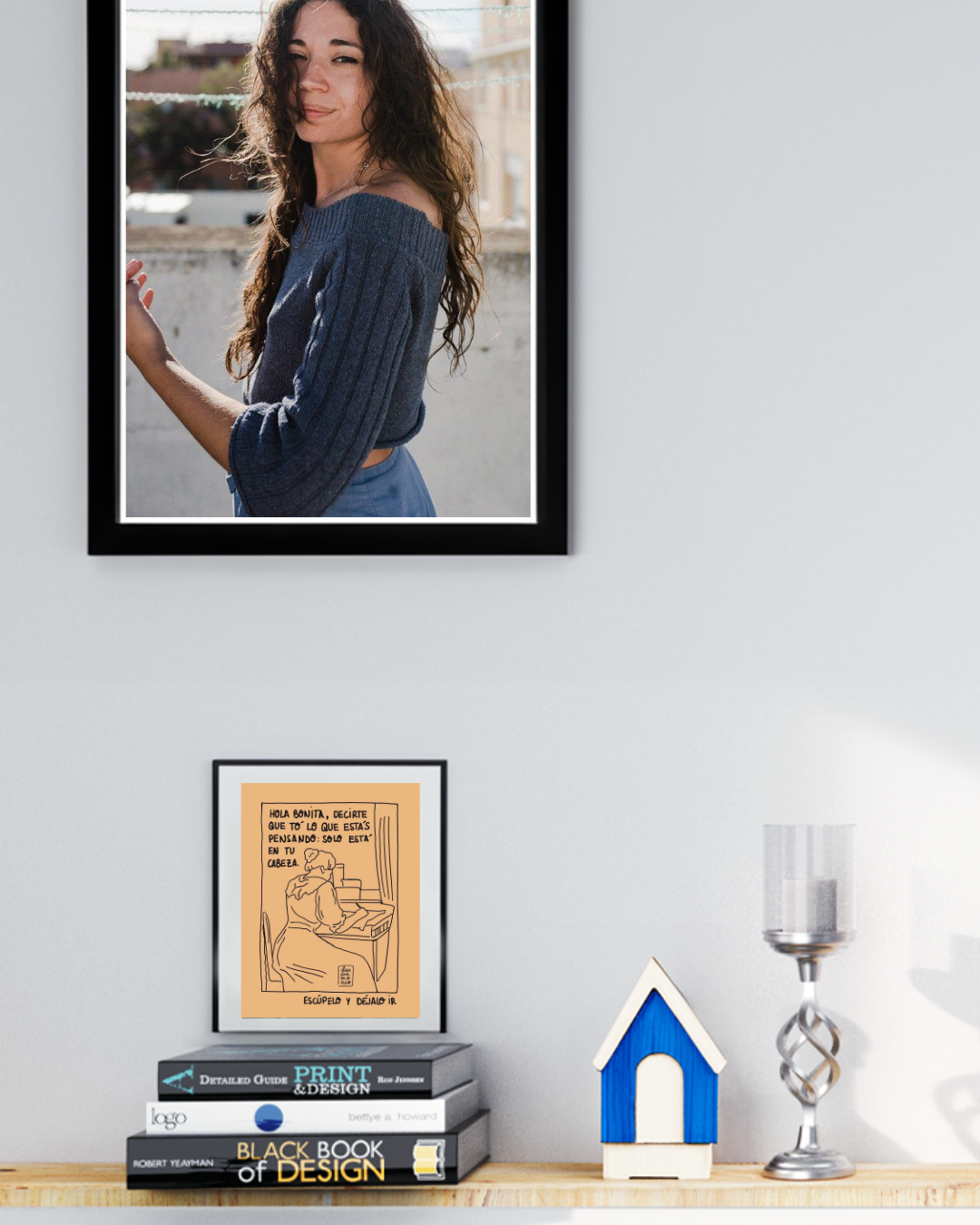 Lámina Tó lo que estás pensando solo está en tu cabeza