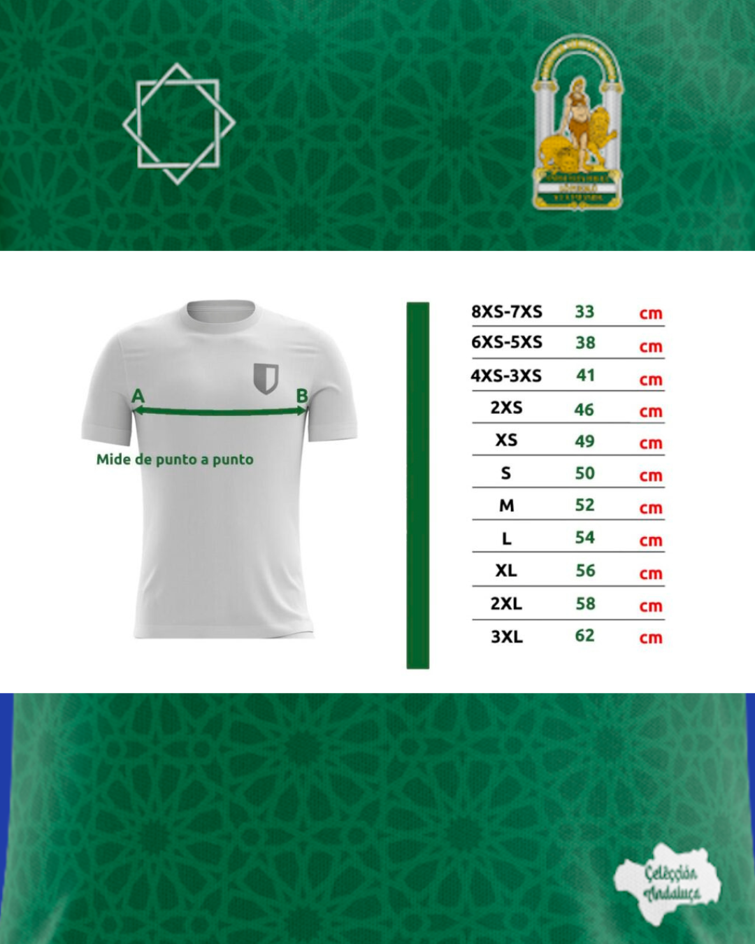 Camiseta Verde - Selección Andaluza x AndaluGeeks