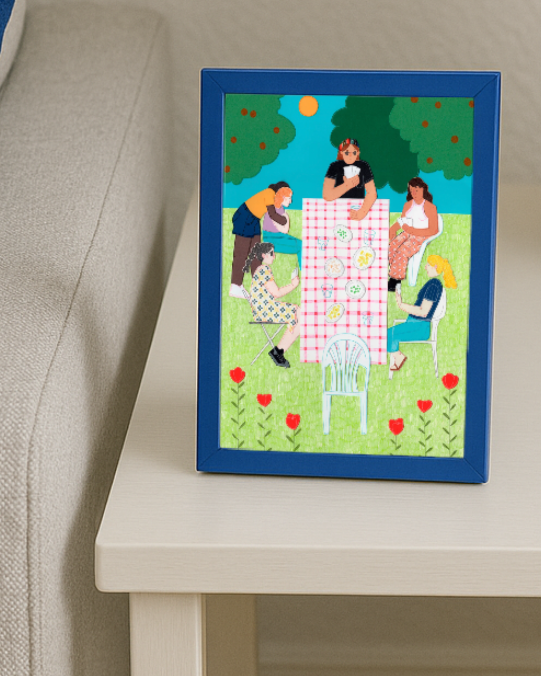 Lámina Picnic amigas