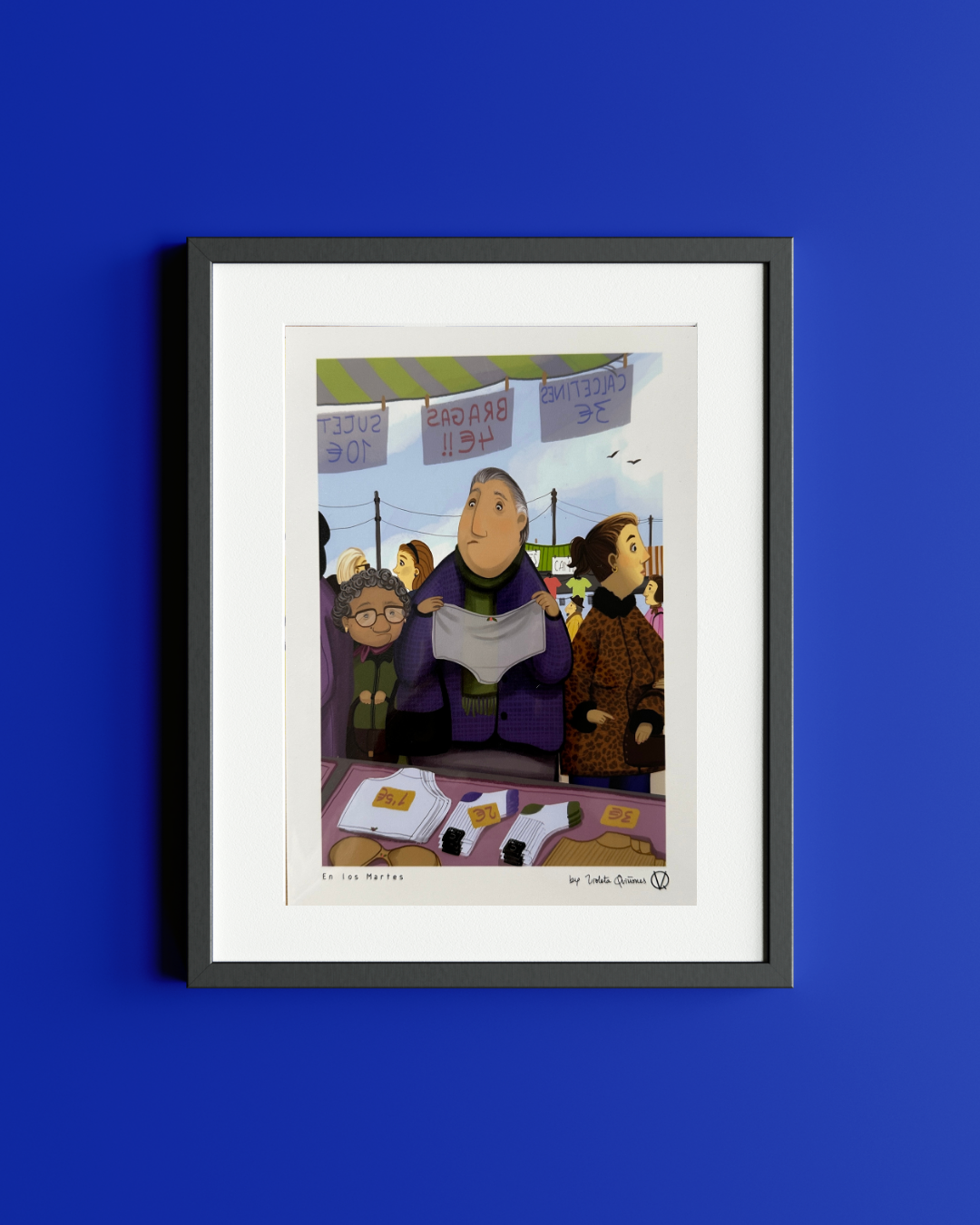 Grandma print at the baratillo (panties market)