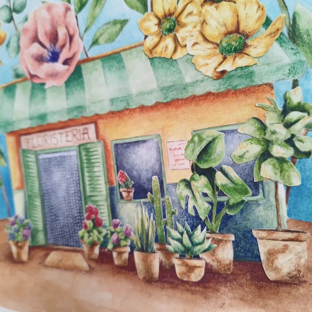 Lámina Floristería