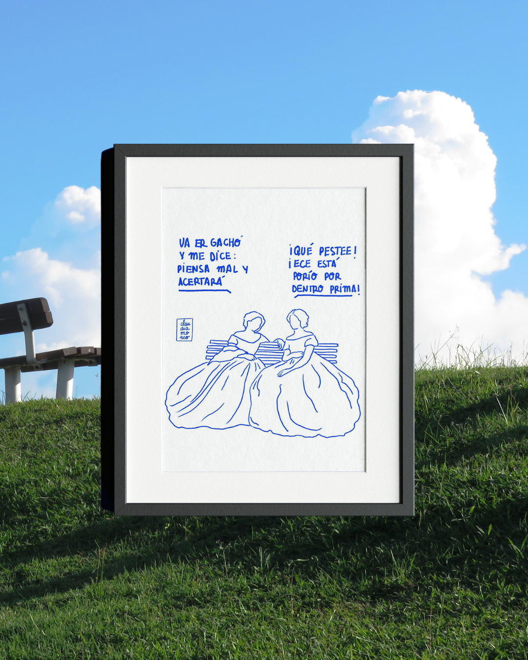 Lámina Piensa mal y acertarás, qué peste