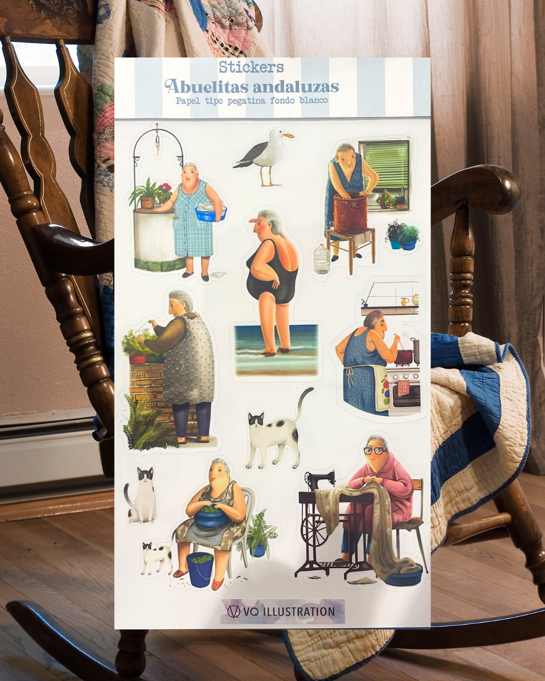 Pegatinas Abuelas andaluzas
