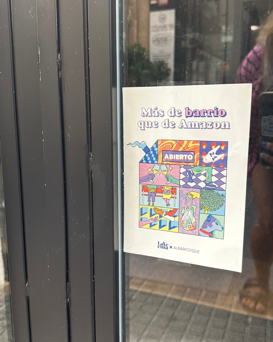 Lámina Más de barrio que de amazon