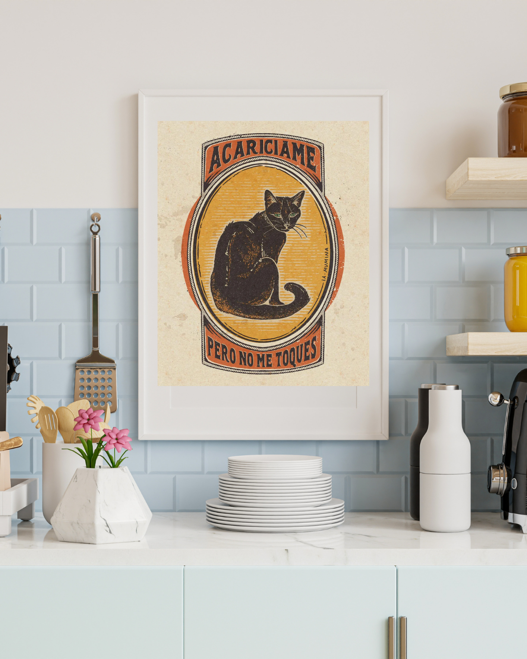 Pets Cat Art Print