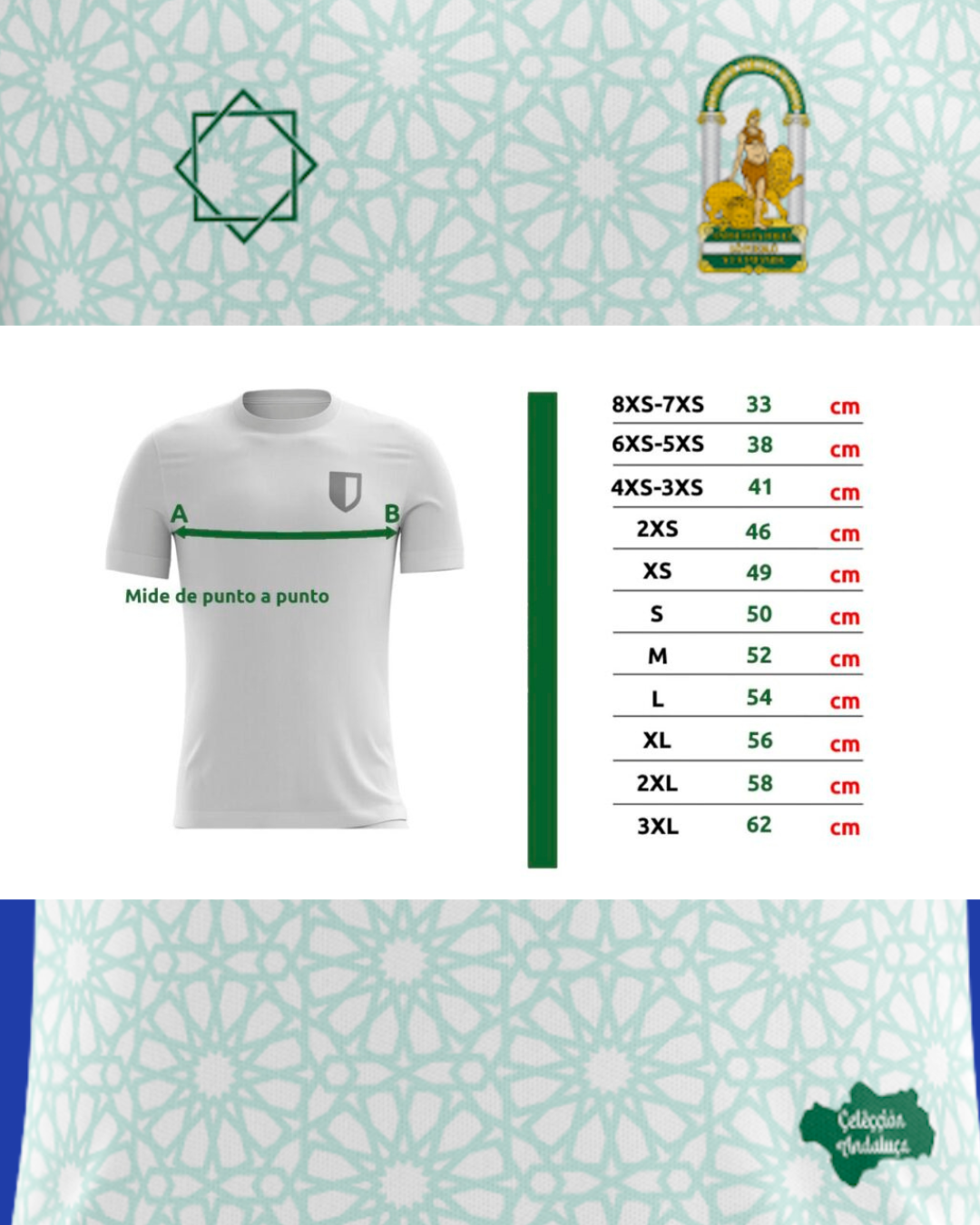Camiseta Blanca - Selección Andaluza x AndaluGeeks