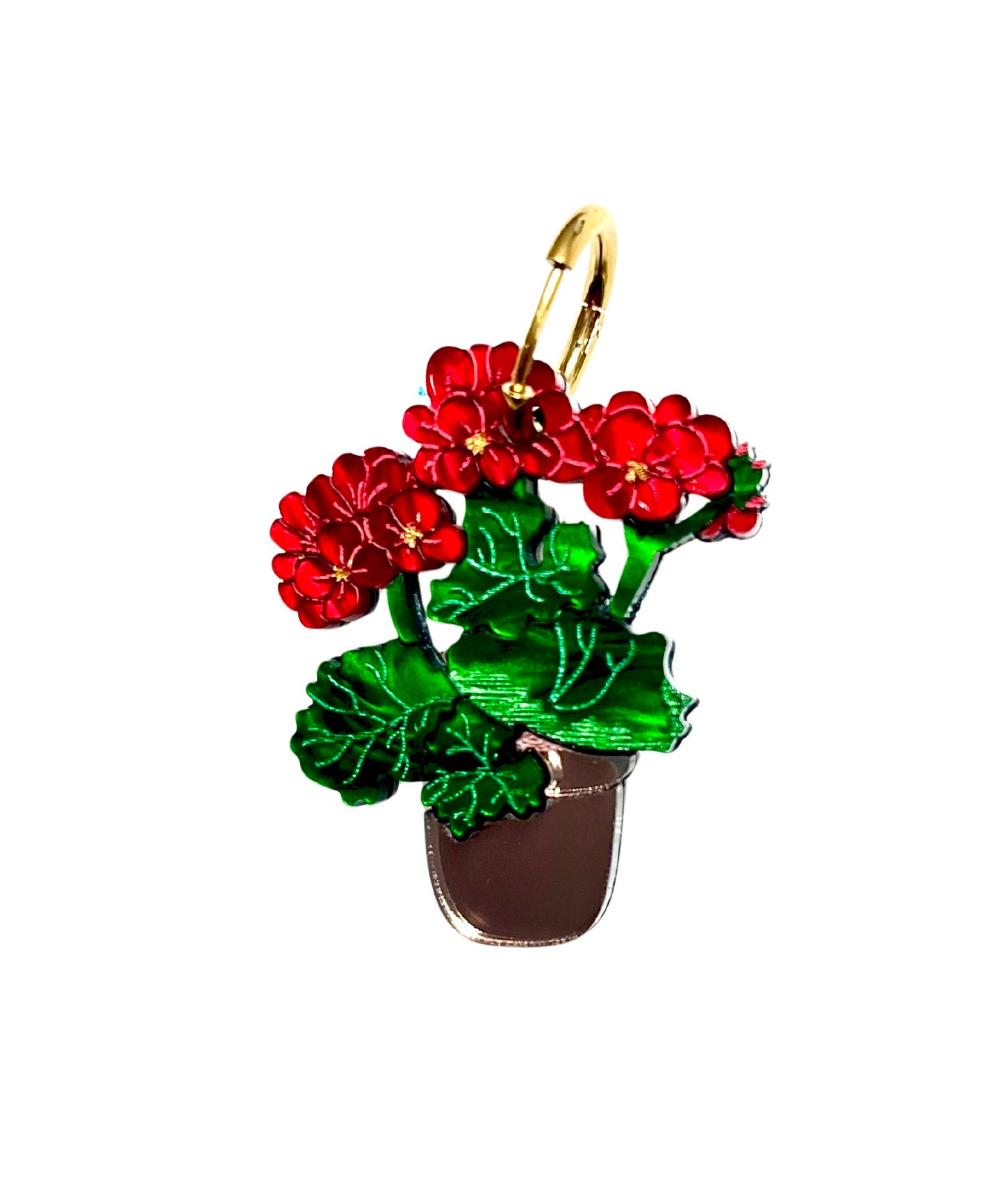 Pendientes Geranios Olad x La Tienda de La Vecina