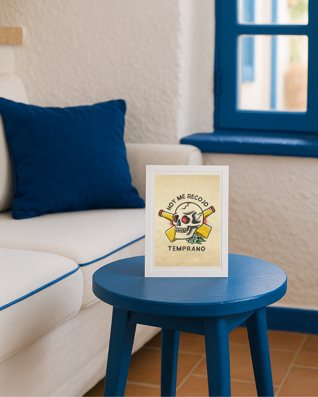 Lámina Hoy me recojo temprano