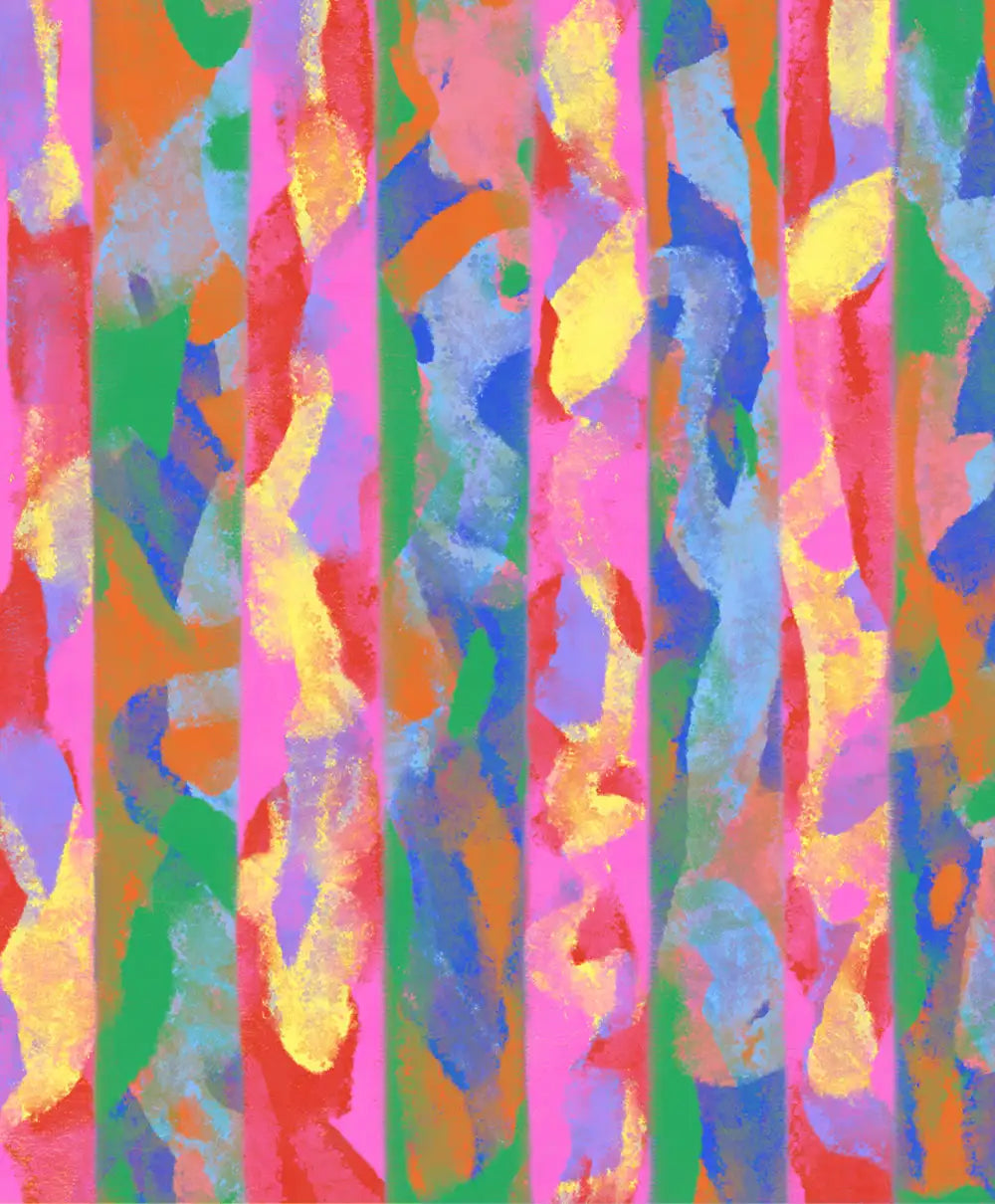 Abanico Pinceladas de colores - Chromatic