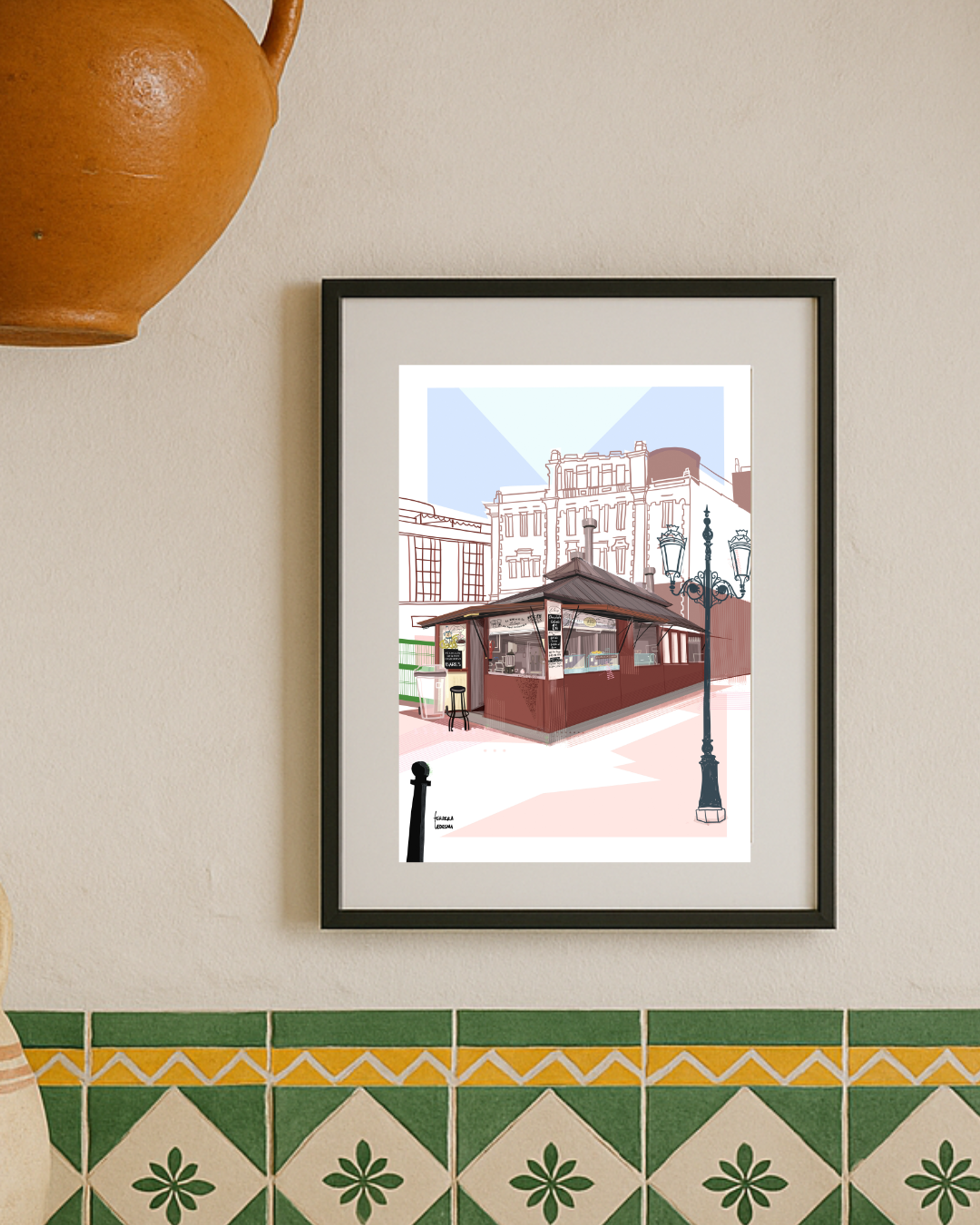 Lámina Churrería la Guapa - Cádiz