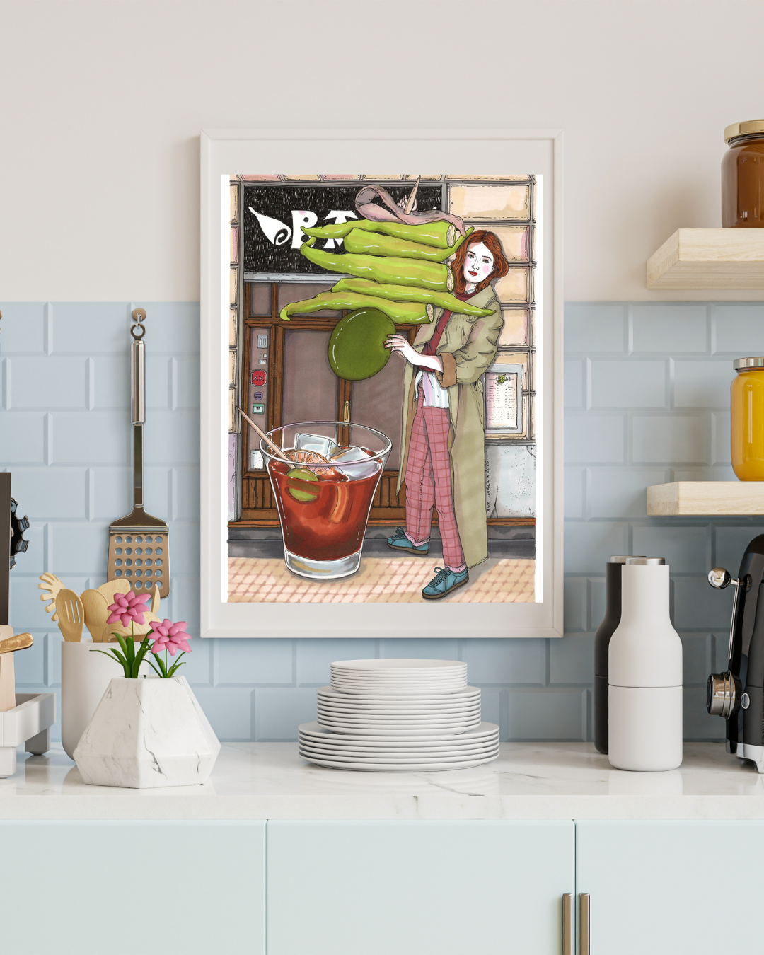 Lámina A4 Gilda y vermut