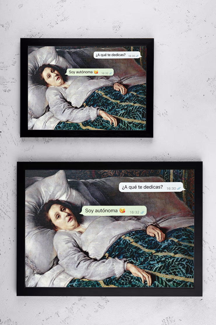 Lámina ¿A qué te dedicas? Soy Autónoma