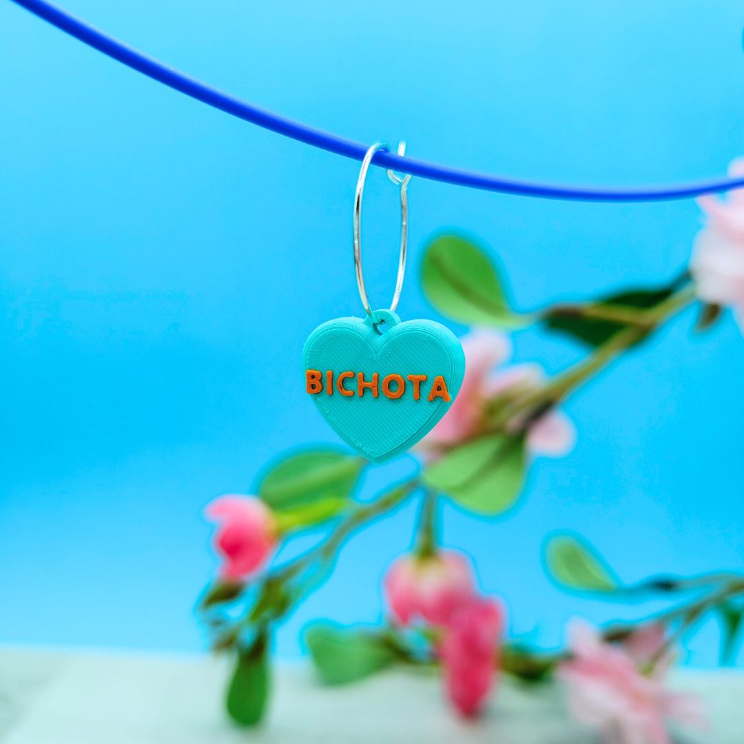 Pendiente Bichota Corazón