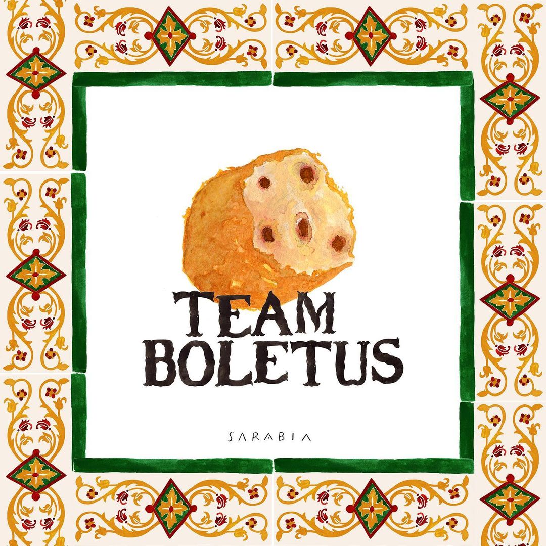 Lámina cuadrada Team Boletus