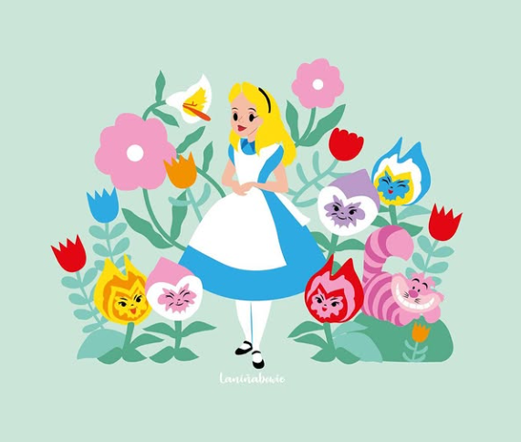 Totebag de Alicia en el País de las Maravillas