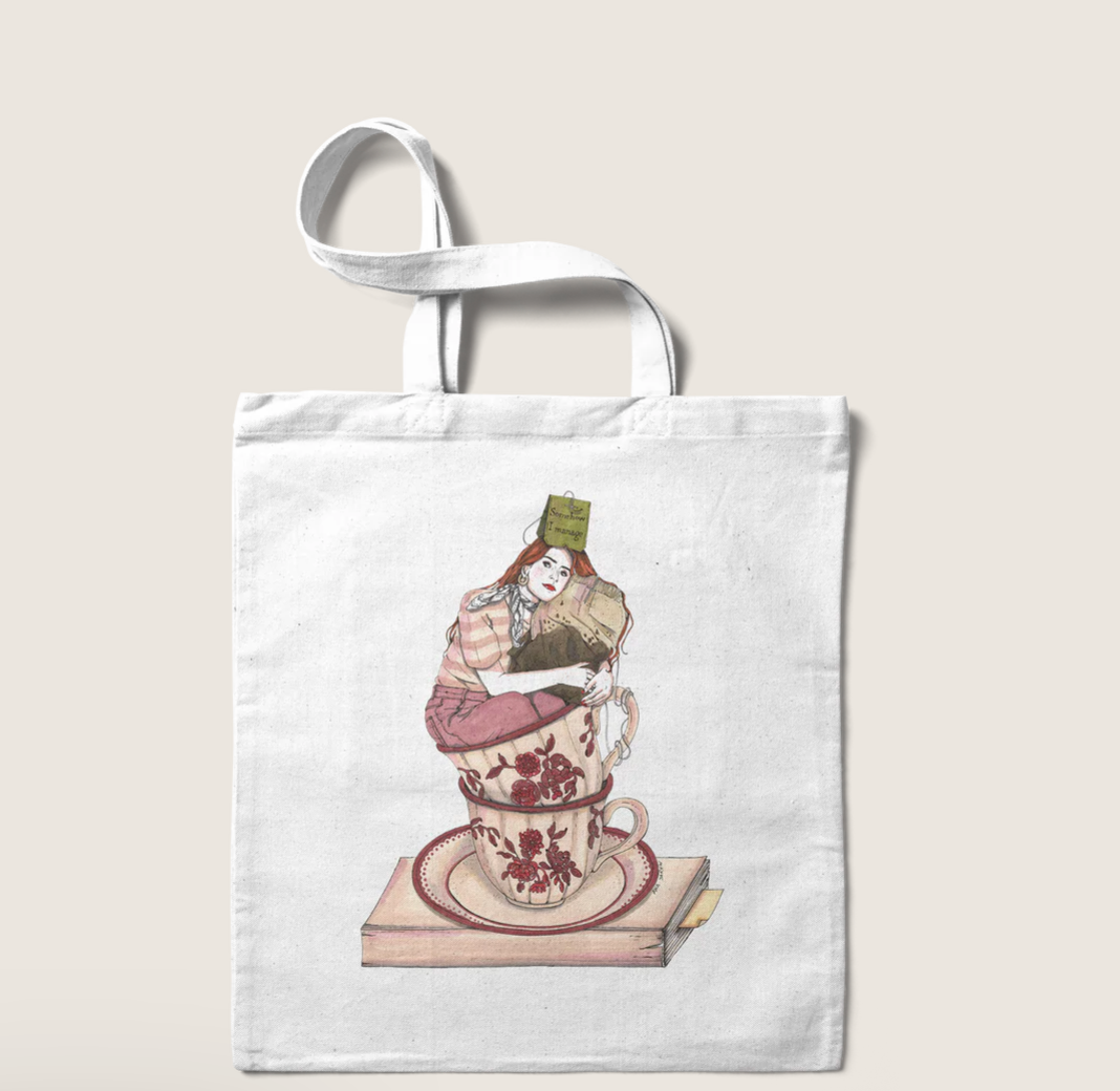 Totebag mujer taza x Ana Jarén