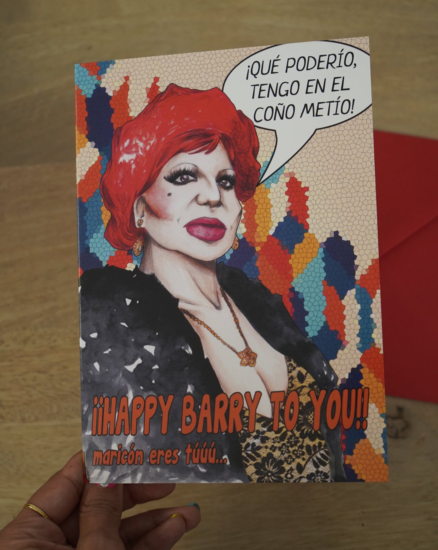Tarjeta de felicitación Mairena Happy Barry
