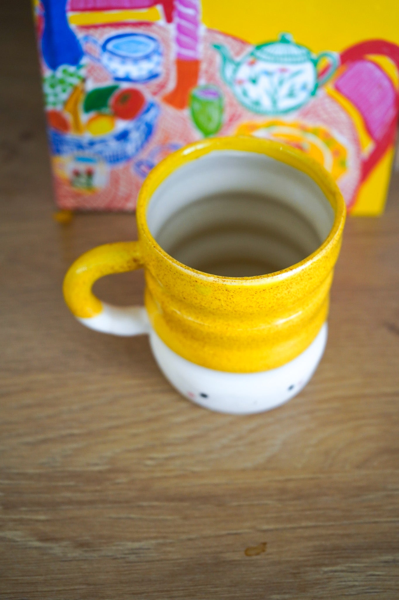 Taza bubble carita amarilla