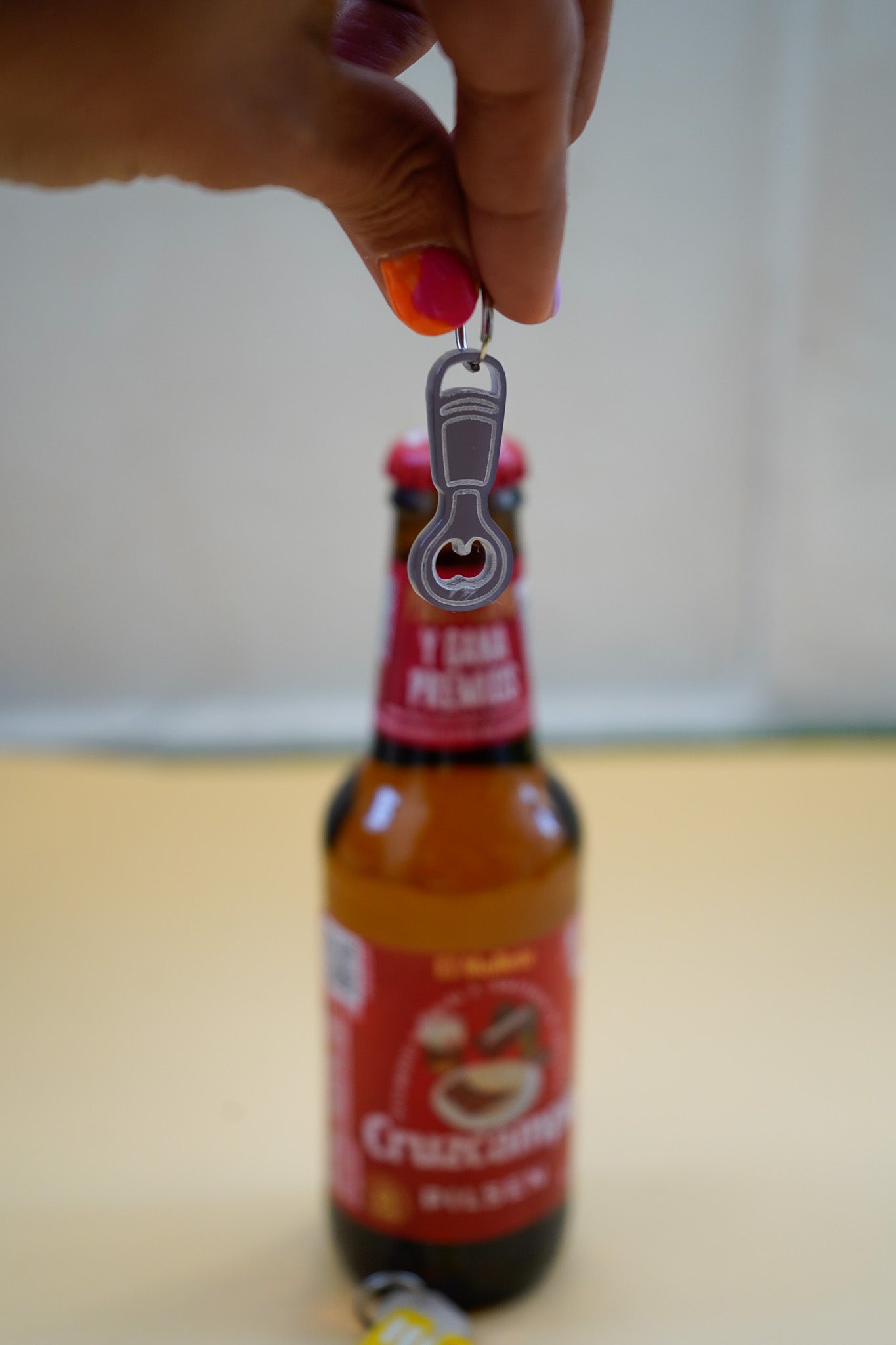 Pendientes de Cerveza y abridor