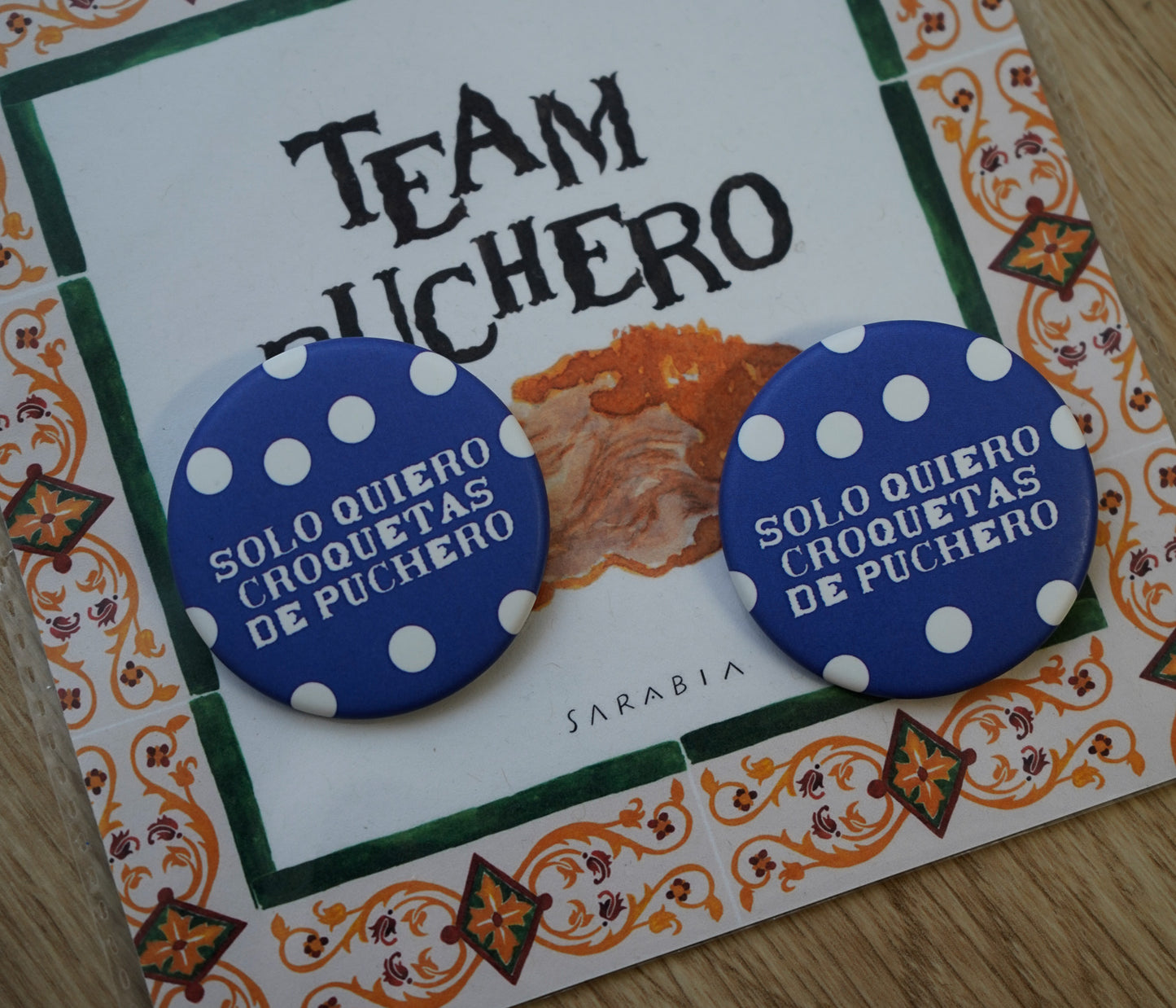 Chapa de Solo quiero croquetas de puchero