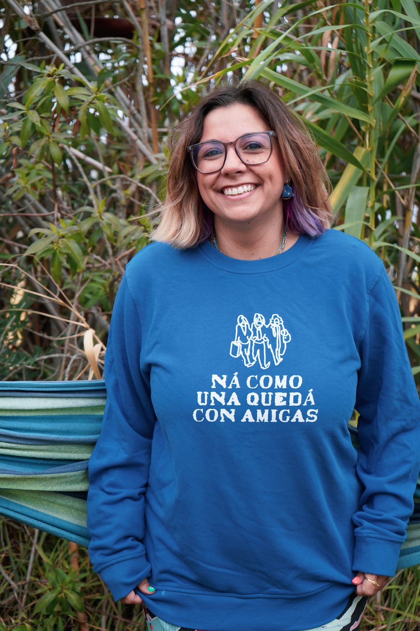 Sudadera Ná como una quedá con amigas