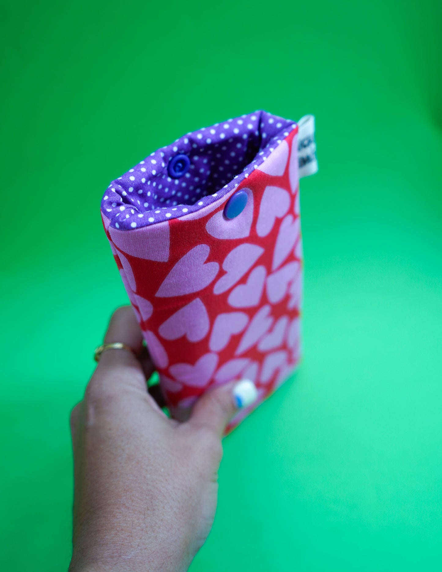 Funda de gafas corazones