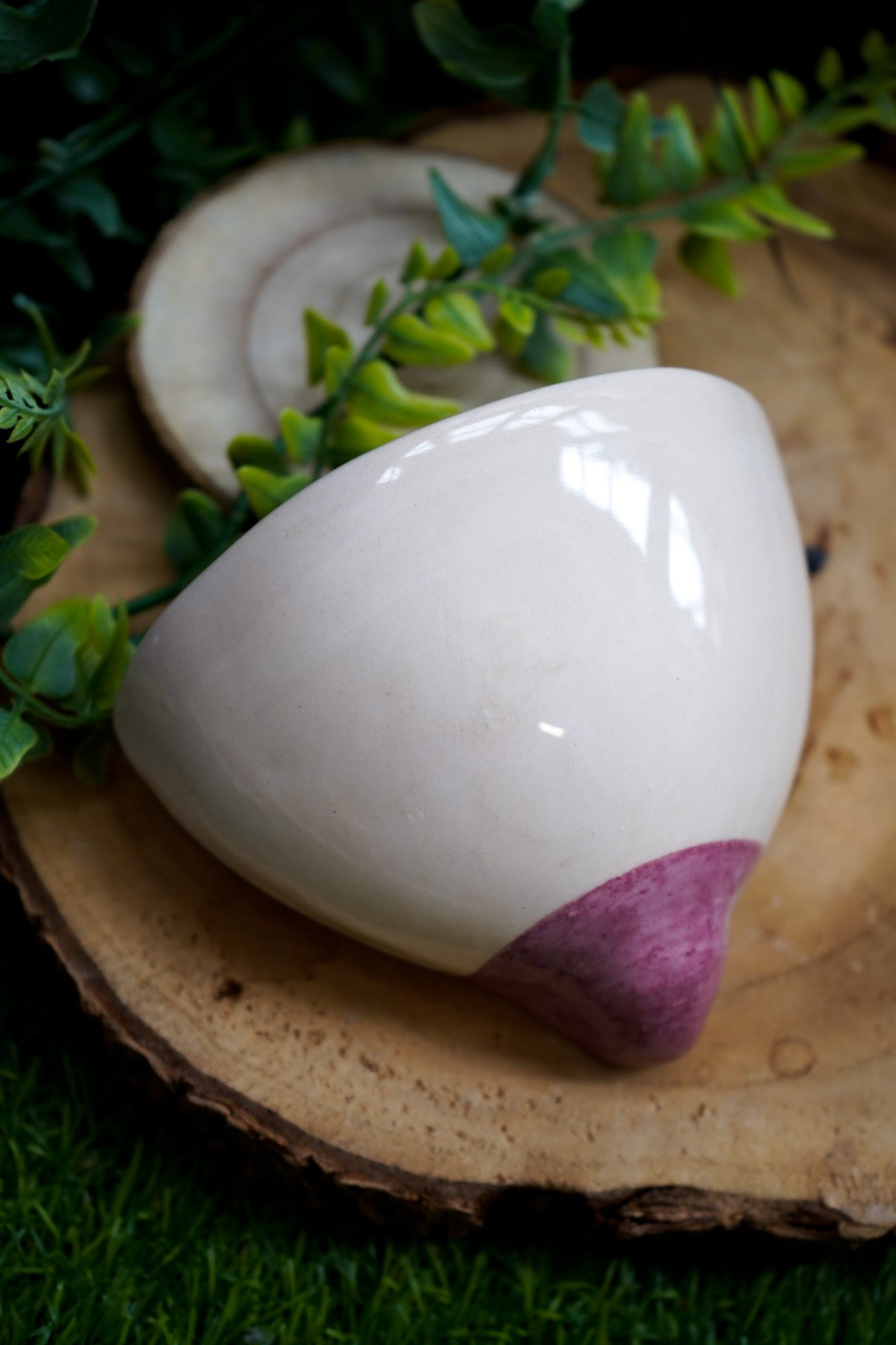 Tetas de maceta Blanco y Rosa