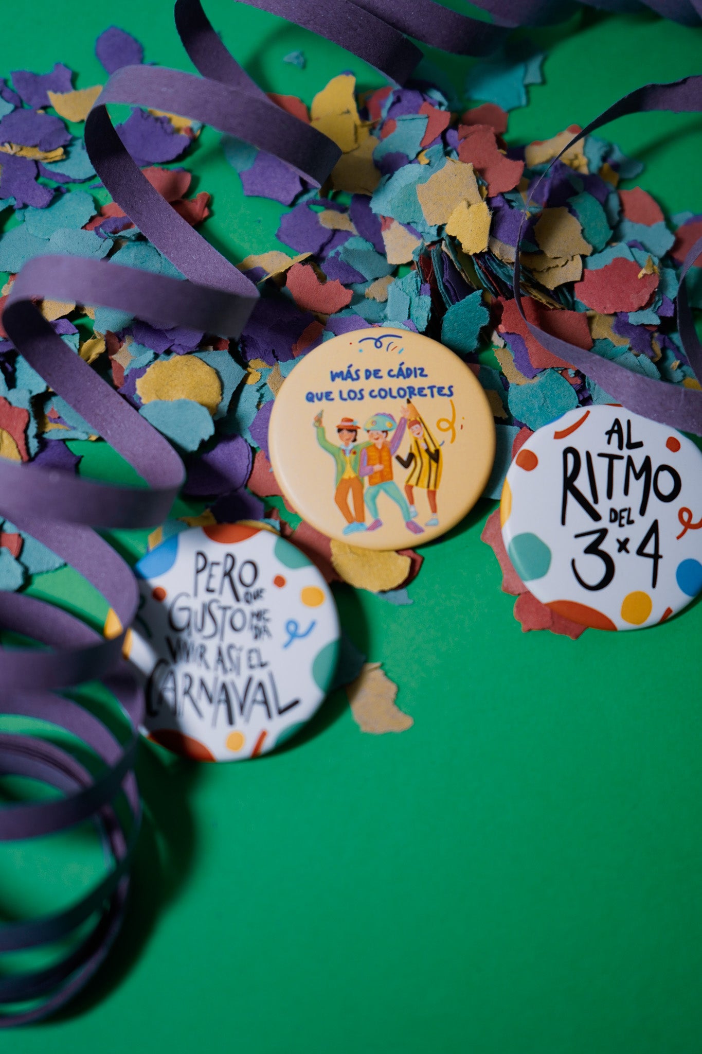 Pack 3 Chapas de Carnaval