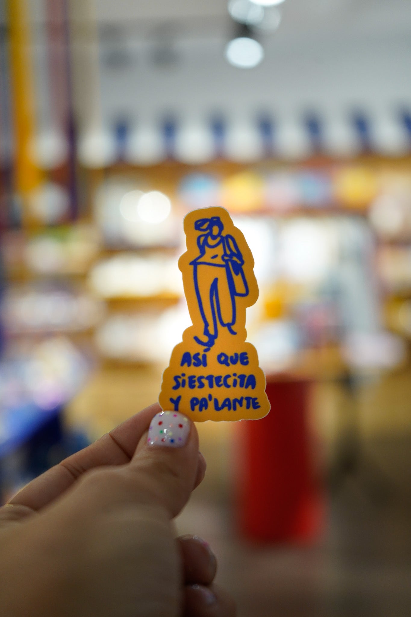 Pegatina Así que siestecita y para adelante