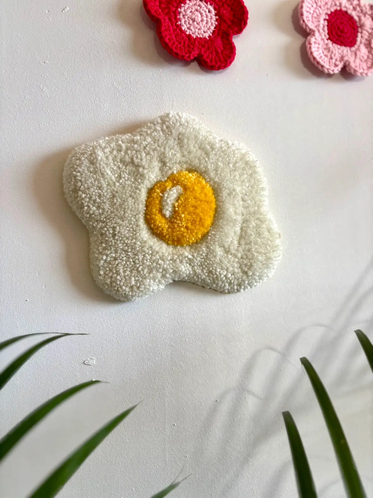 Mini alfombra de Huevo frito