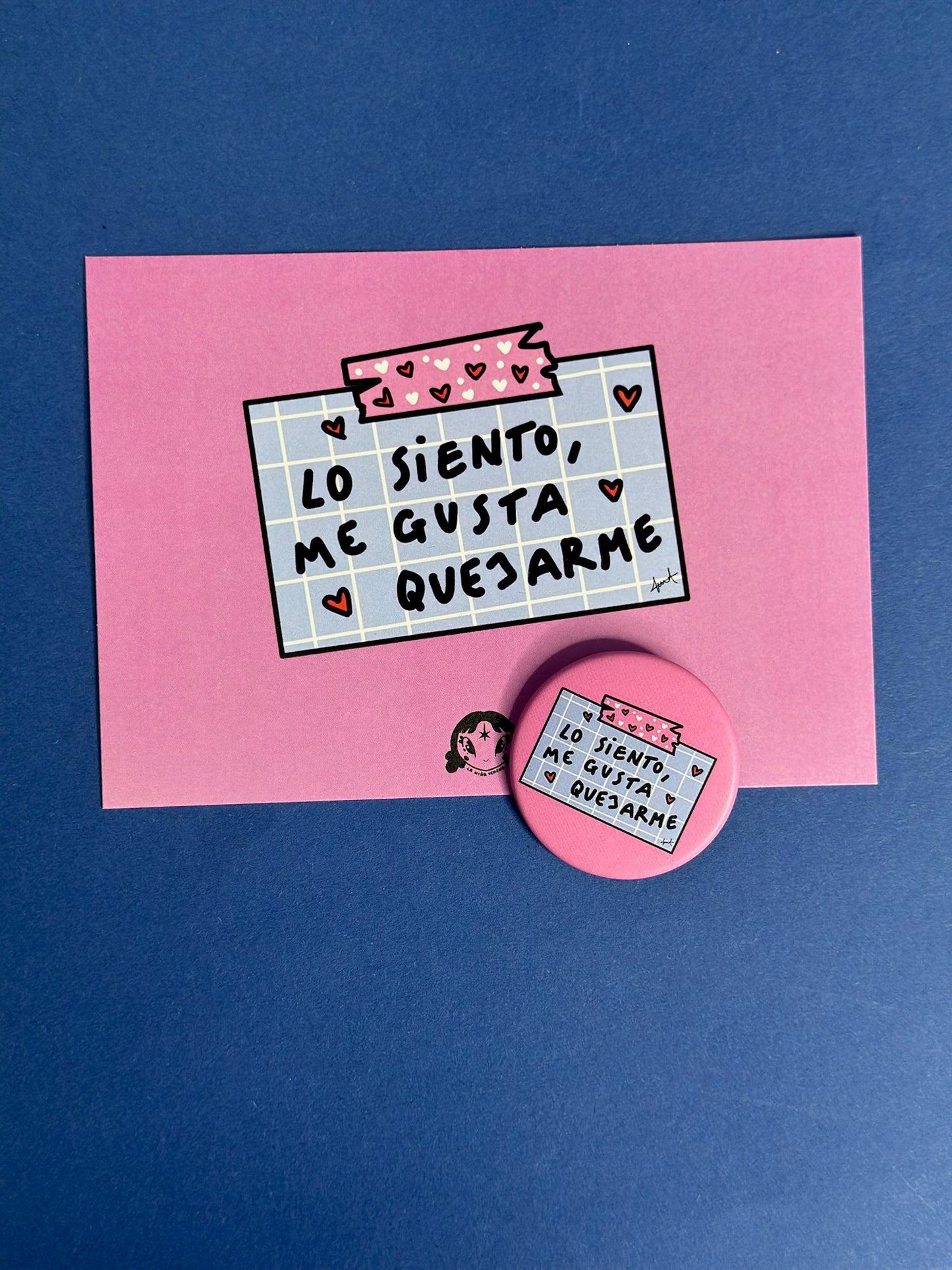 Lámina + Chapa Me gusta quejarme