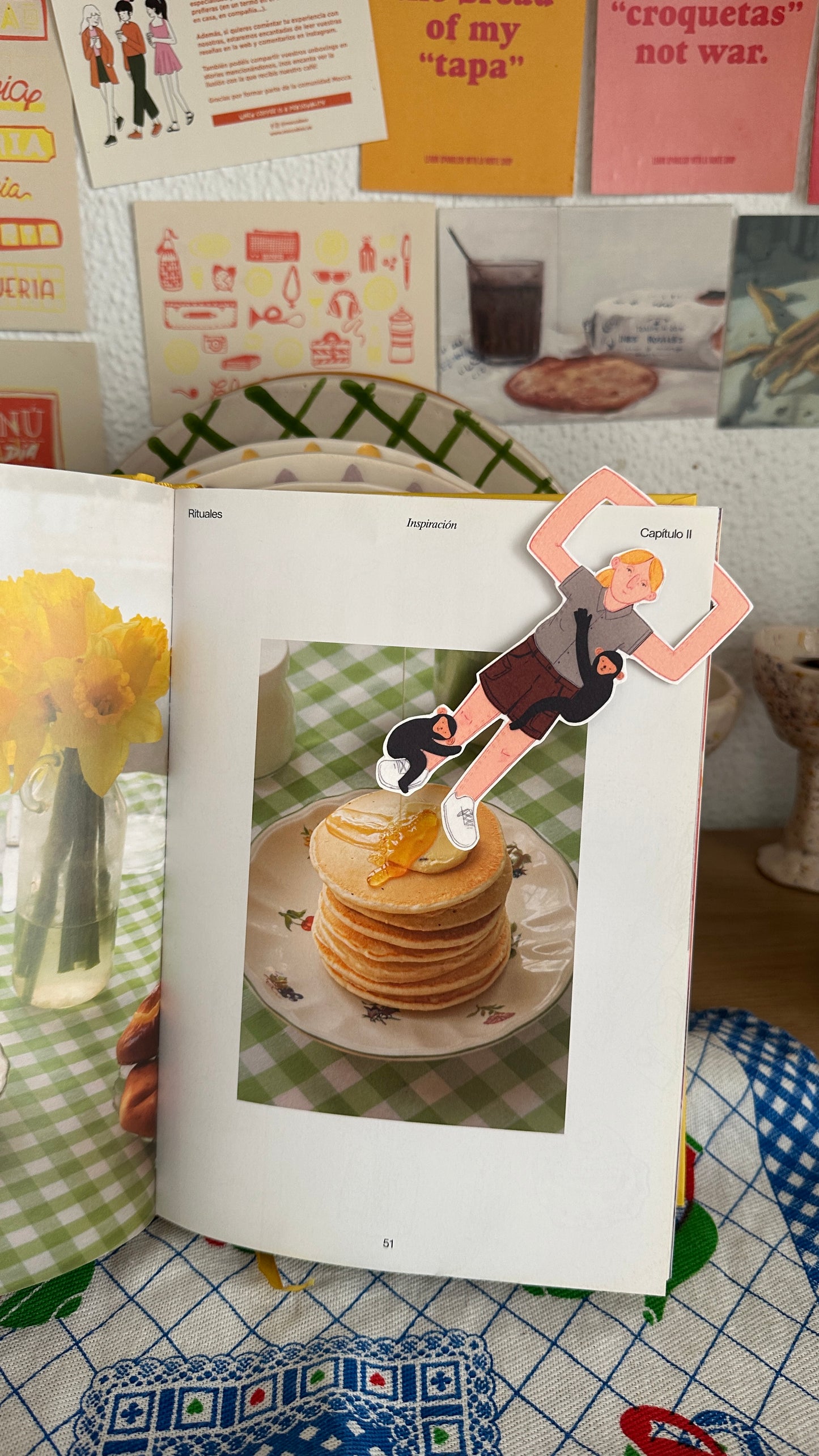 Marcapáginas Jane Goodall mono