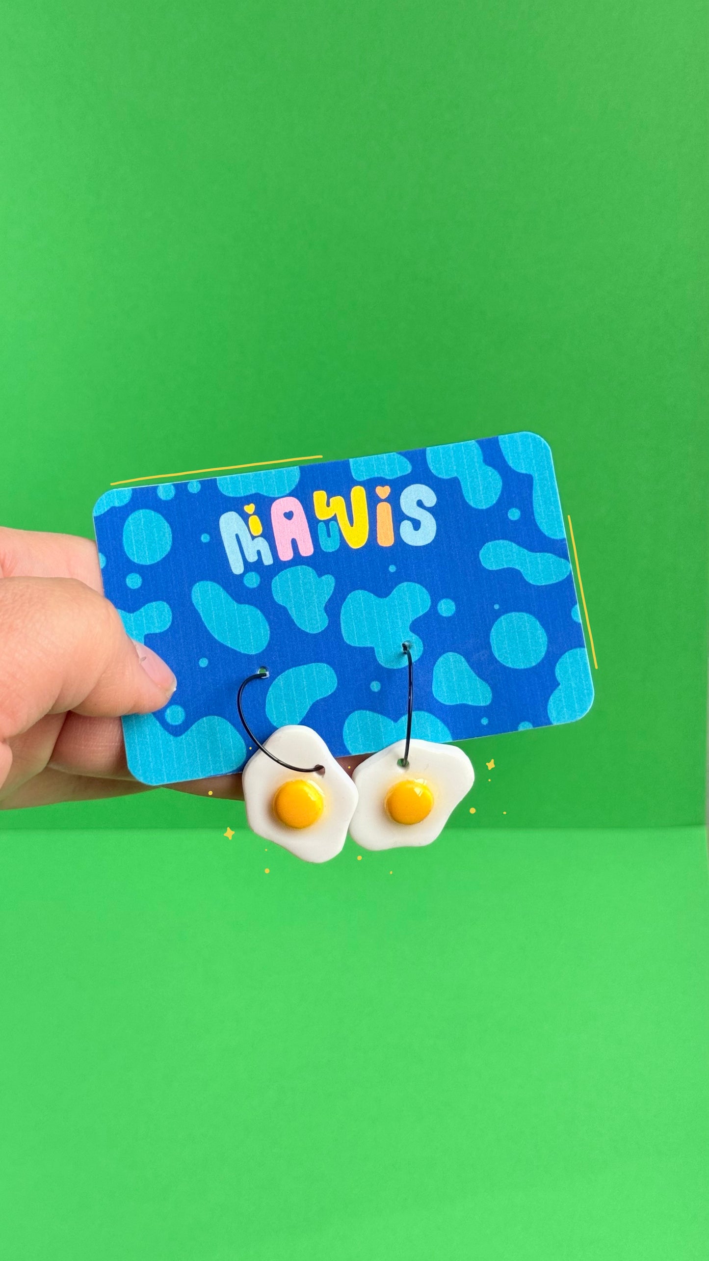 Pendientes de huevos