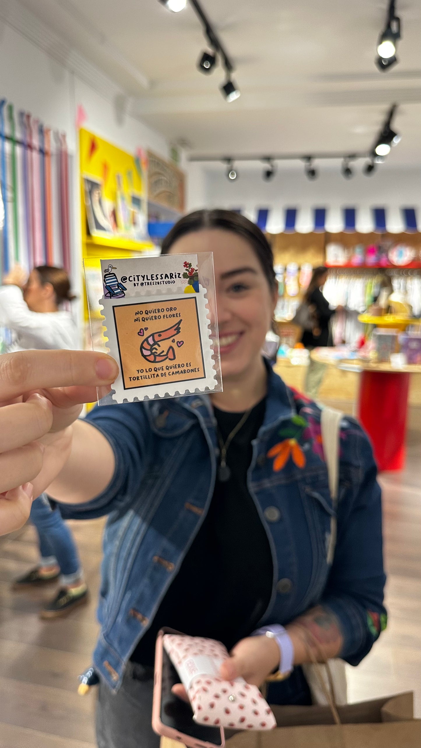 Pegatina Tortillita de camarones