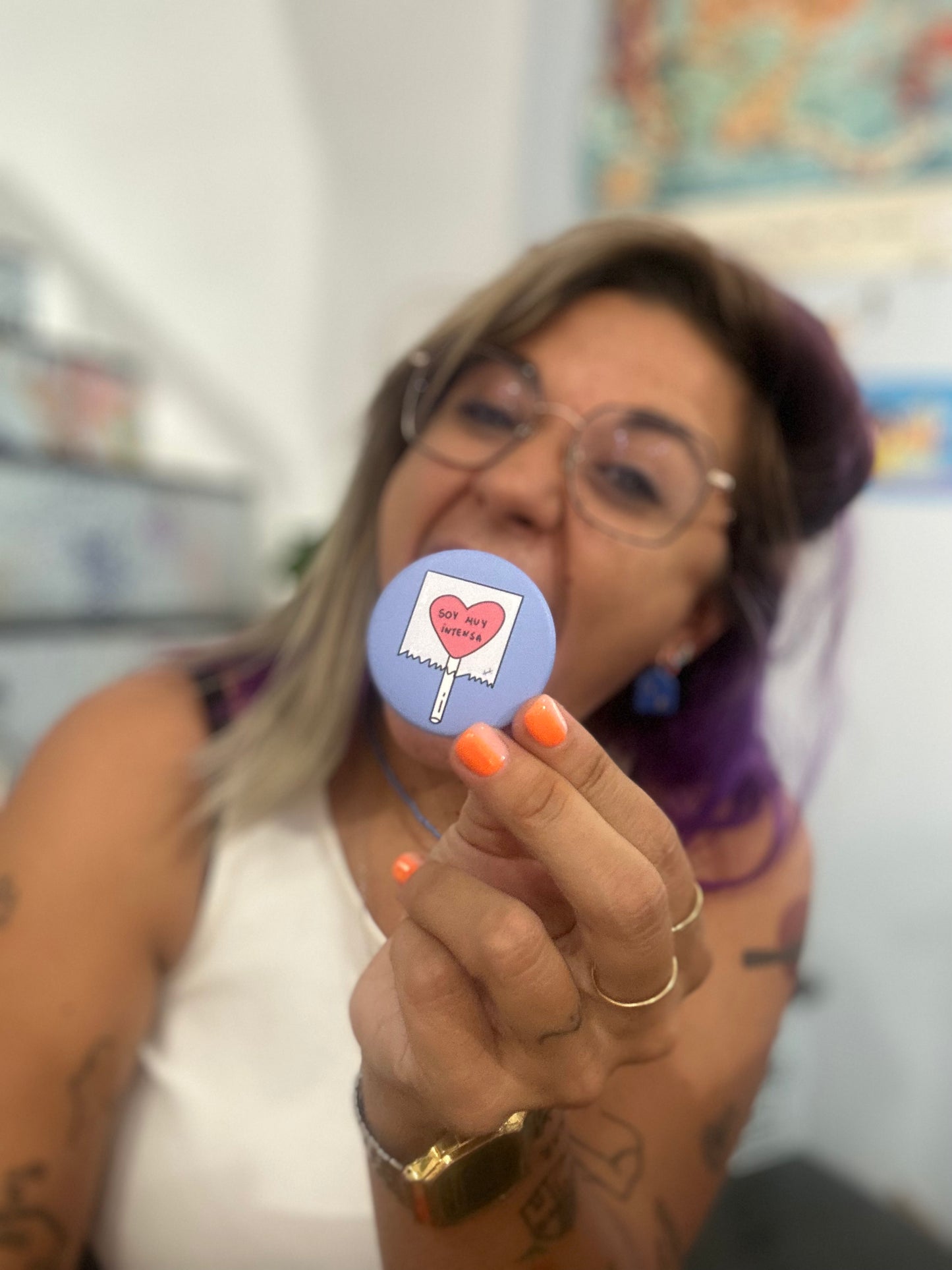 Chapa Soy muy intensa - Sorry not sorry