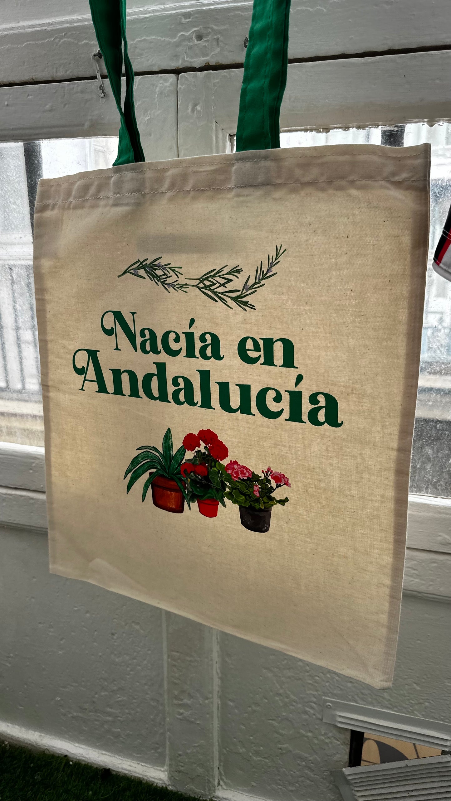 Totebag con frase - Nacía en Andalucía