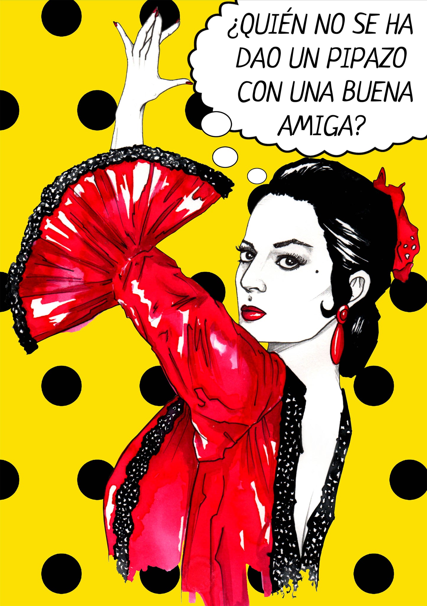 Tarjeta de felicitación Lola