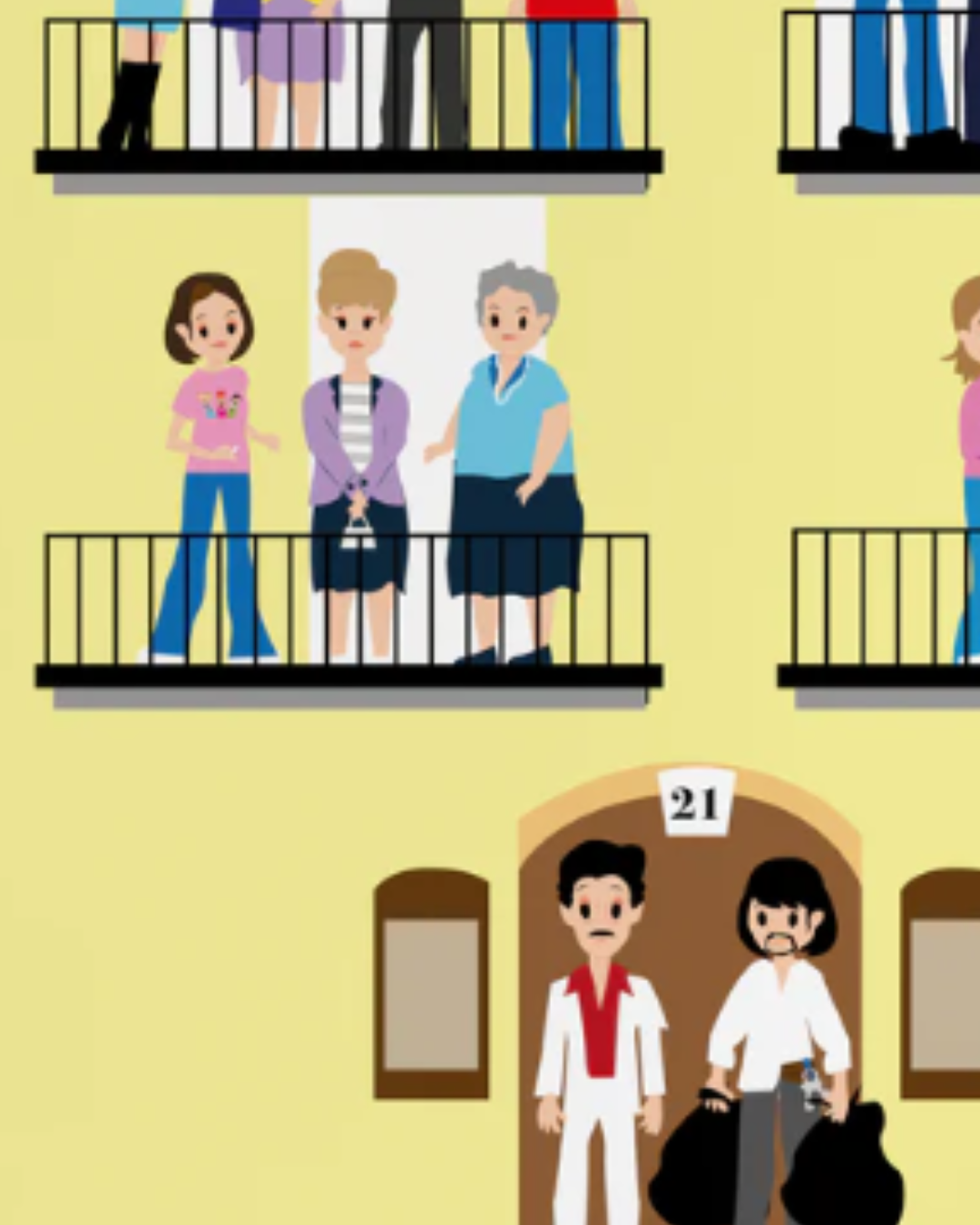 Lámina Aquí no hay quien viva