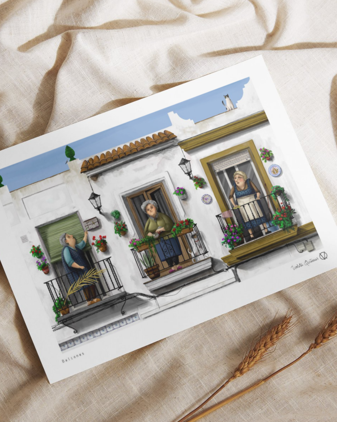 Lámina Balcón Abuelas