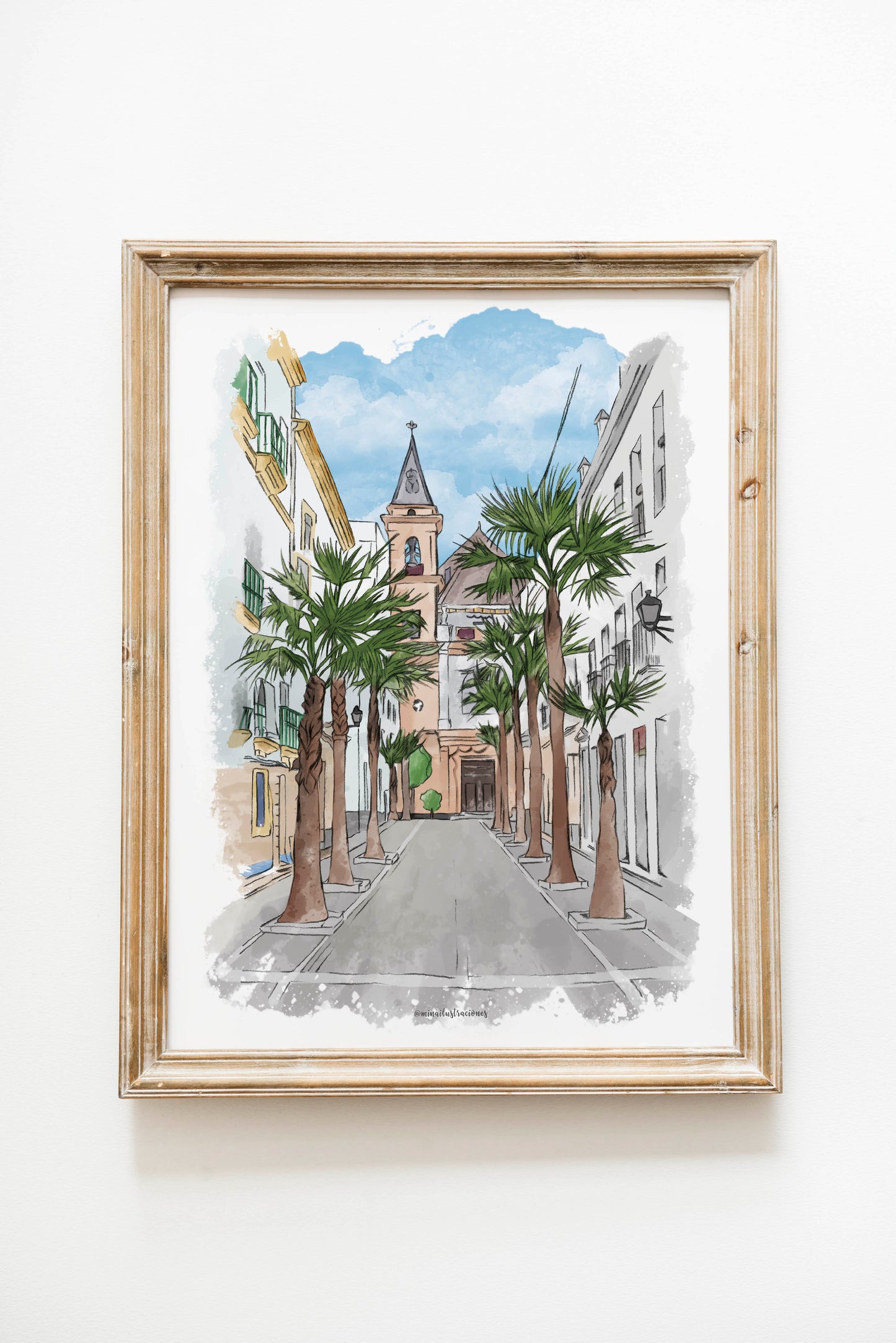 Lámina Calle La Palma - La Viña