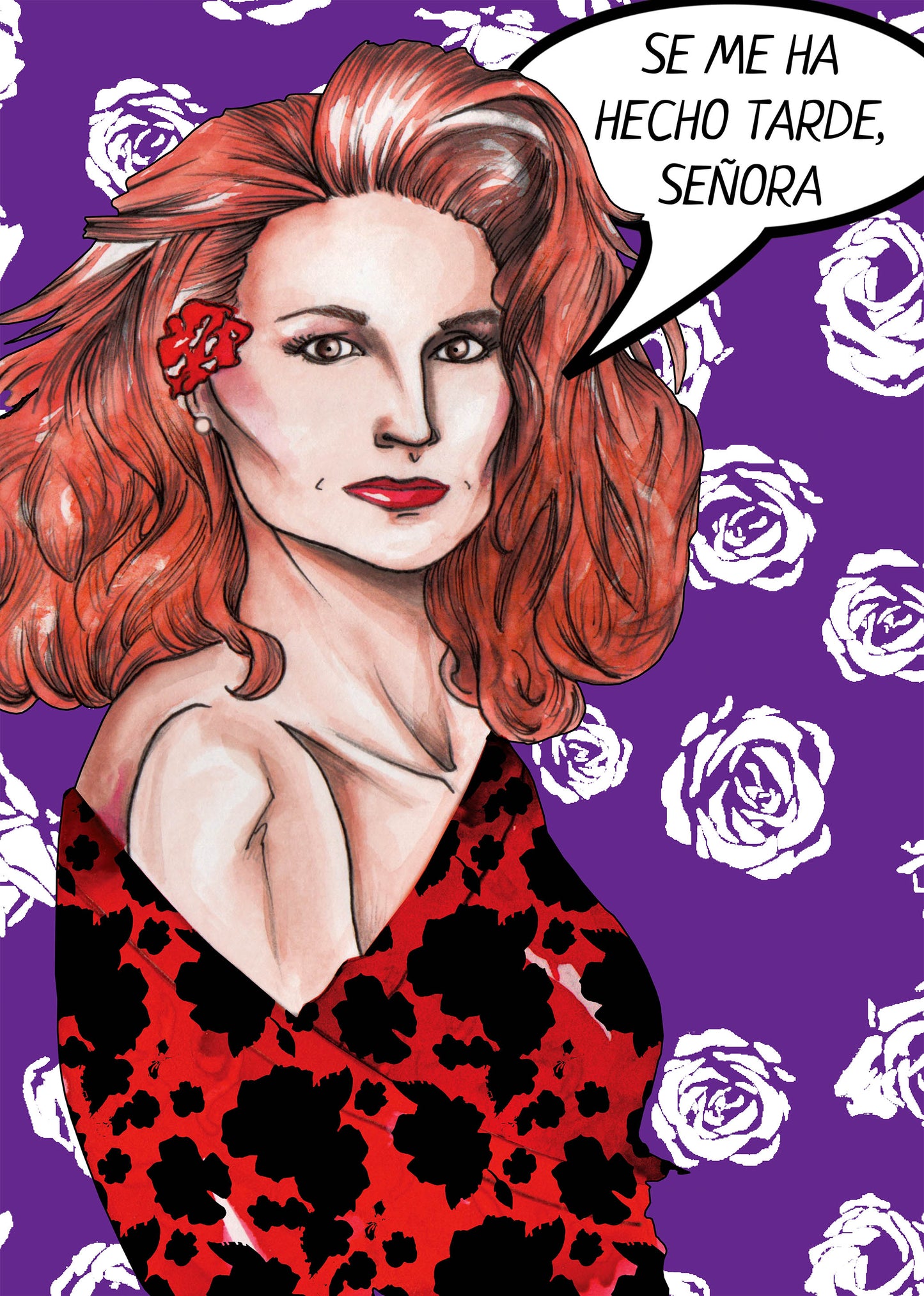 Lámina Rocío Se me ha hecho tarde señora