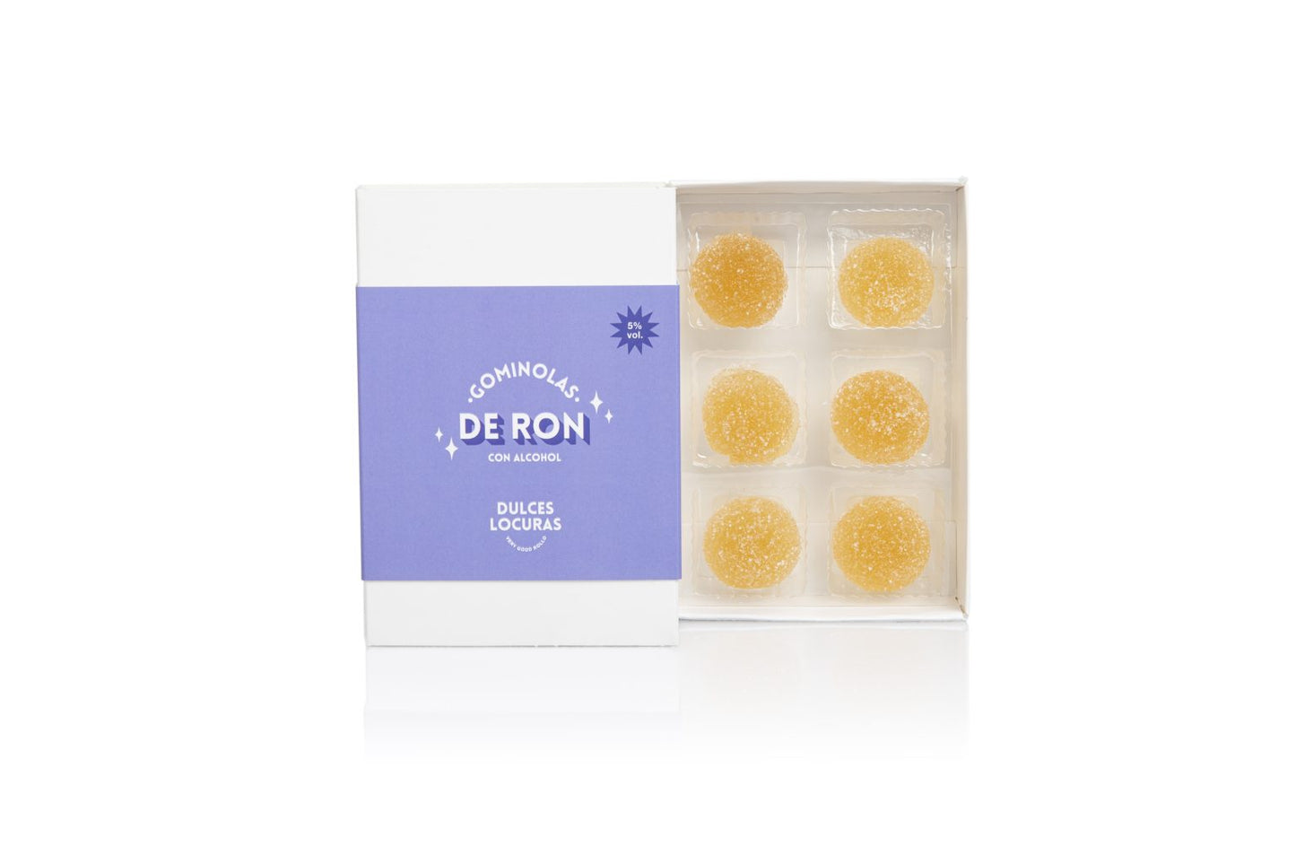 Rum flavored alcohol gummies