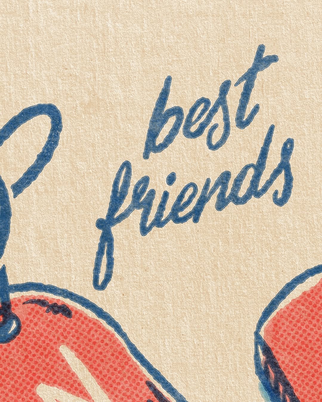 Lámina Cervecita - Best friends