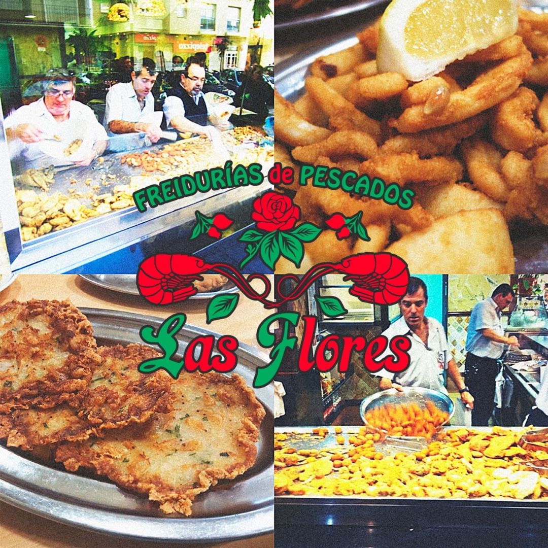 Camiseta Freiduría Las Flores Cádiz - Blanca