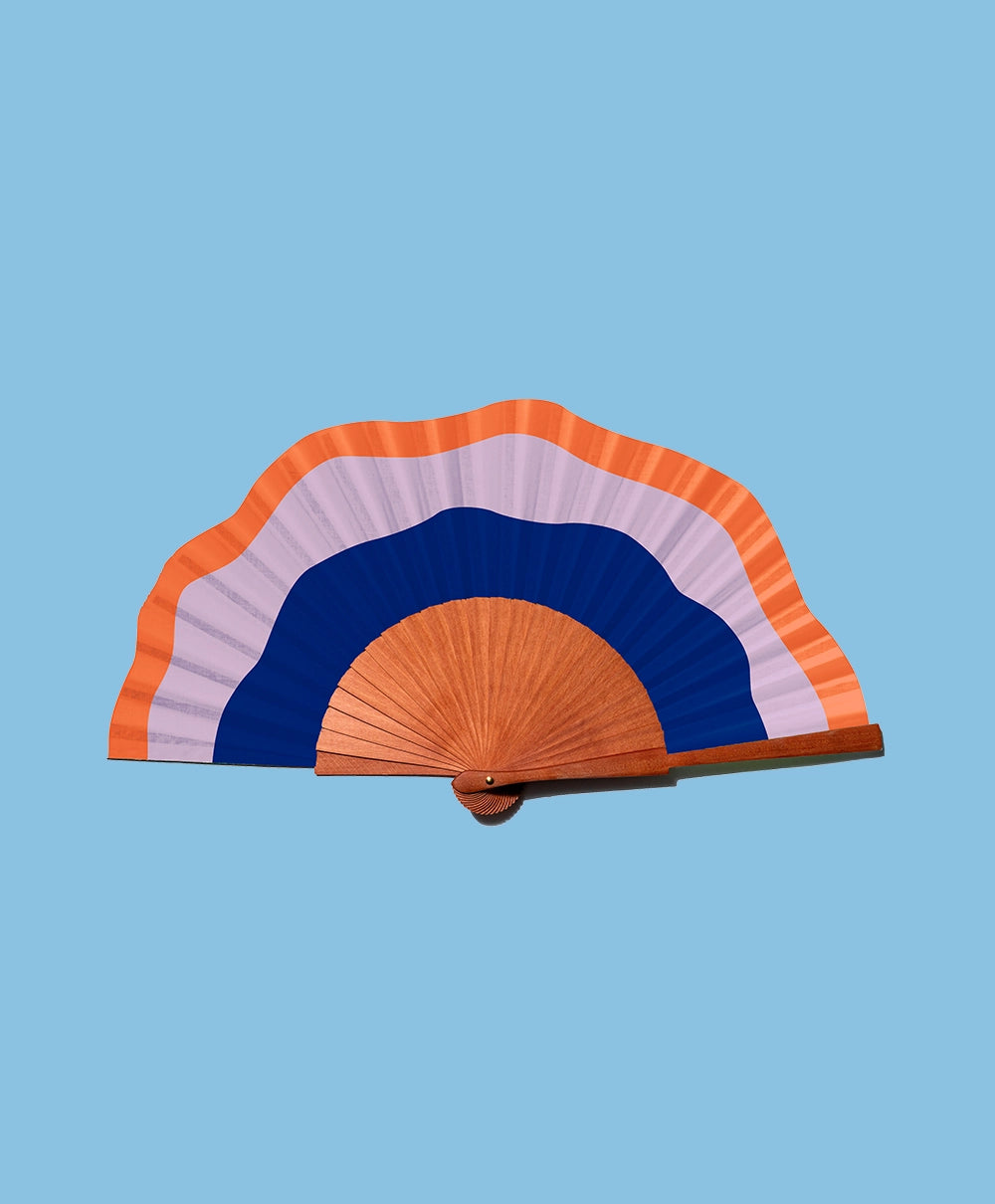 Abanico Formas Azul, lila, naranja - Fluid Shapes Standard