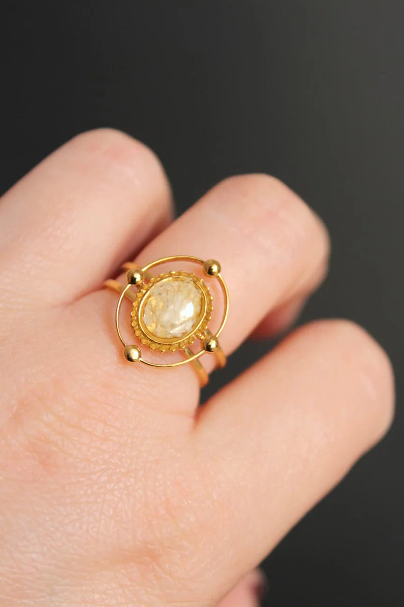 Anillo Venus Orquídea Blanca