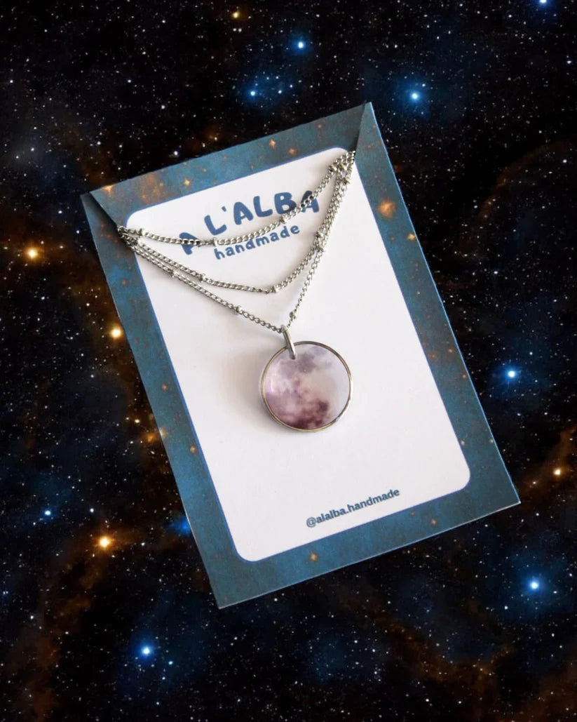 Collar La Luna morada