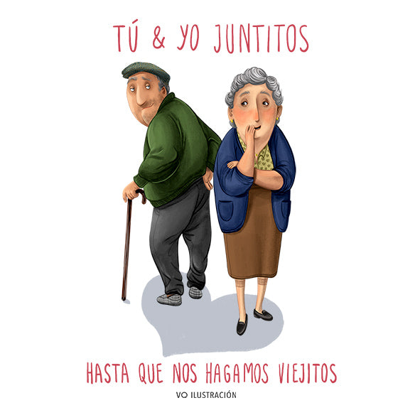 Lámina Viejitos Tú & Yo juntitos