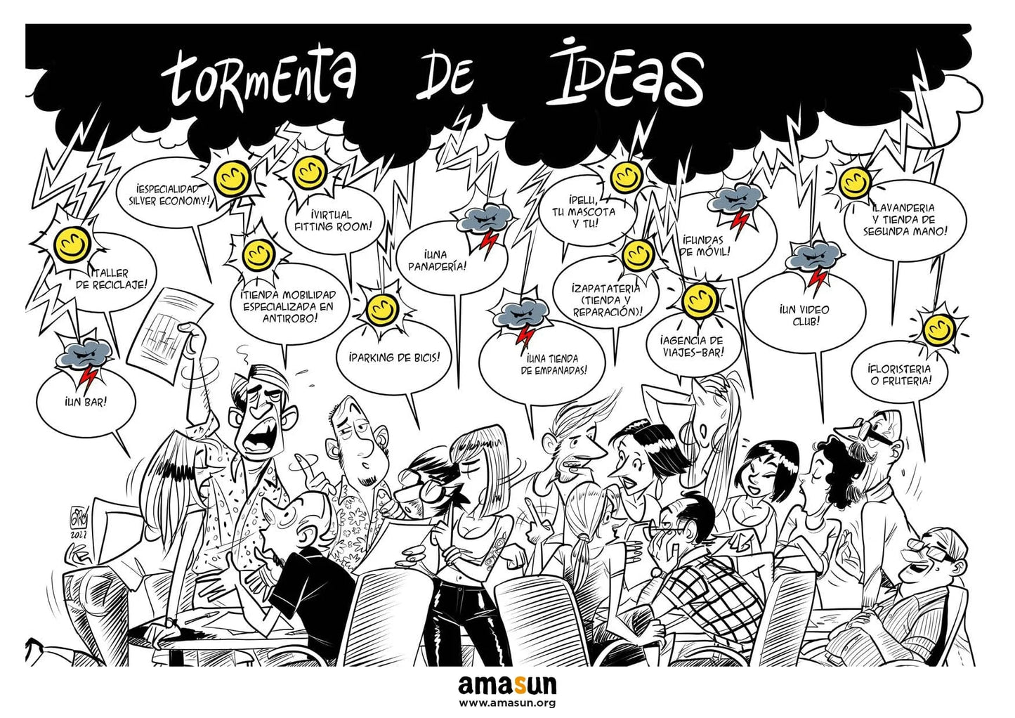 Libro Amasun tácticas de guerrilla para el pequeño comercio